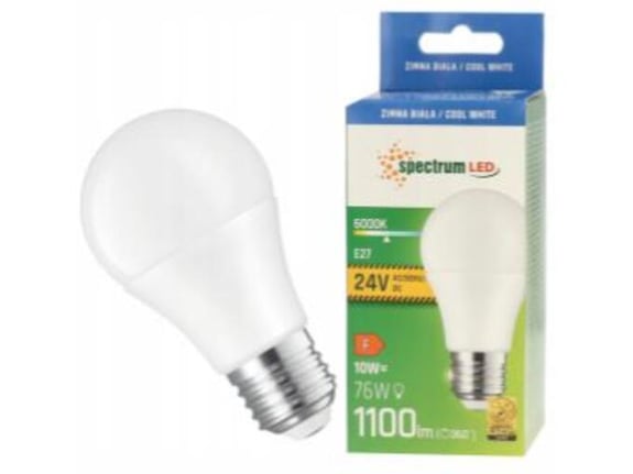 Spectrum LED Sijalica E27 10W 24V 6000K