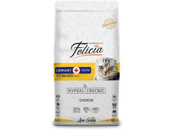 Felicia low grain Hrana za sterilisane mačke-piletina