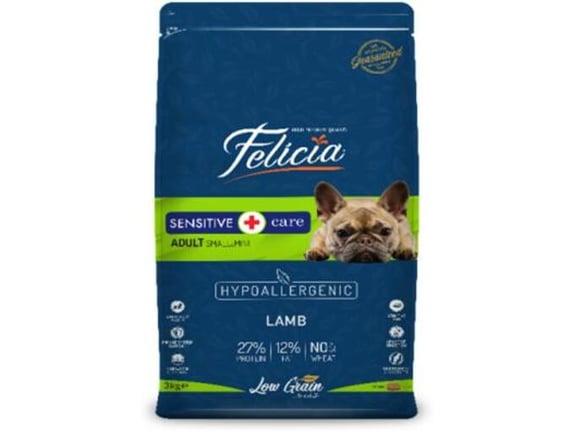Felicia low grain-hrana za odrasle pse malih i minijaturnih rasa-jagnjetina