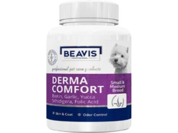 Beavis Dodatak ishrani za negu dlake i kože za pse malih i srednjih rasa Derma comfort