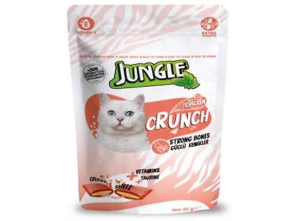 Jungle Hrskava poslastica za mačke Crunch piletina/sir
