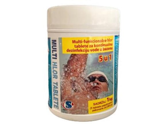 Sani-Hem Multifunkcionalne tablete za bazen 5 u 1, 200 gr, 1000 gr
