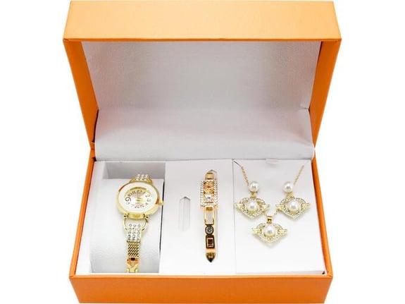 Moja Knjižara Set nakita Sat ogrlica narukvica mindjuše OP24439