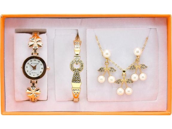 Moja Knjižara Set nakita Sat ogrlica narukvica mindjuše OP24442