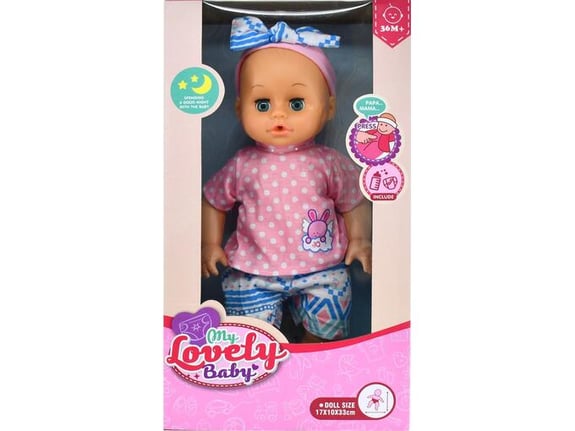 Moja Knjižara Igračka Beba sa mašnom WY OP24478