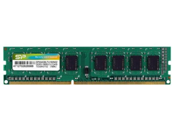 Silicon Power Ram memorija DIMM DDR3 4GB 1600MHz SP004GBLTU160N02