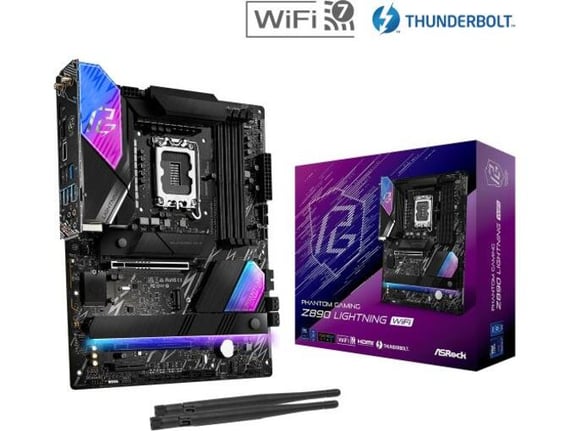 AsRock Matična ploča MB s1851 Z890 Lightning WiFi
