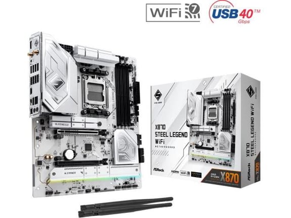 AsRock Matična ploča MB AM5 X870 Steel legend WIFI