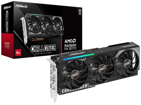 Asrock Grafička kartica Radeon RX 9070 Challenger 16GB RX9070 CL 16G