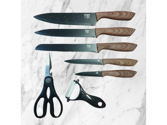 Zotrix Set keramičkih noževa 7u1 – oštri i dugotrajni keramički noževi za svaki kuhinjski zadatak