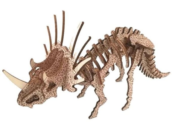 Čarolija shop 3D eko drvene puzzle Triceratops