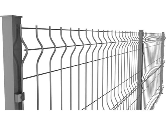 3D PVC Panelna ograda 2m antracit 4mm H=1.53m