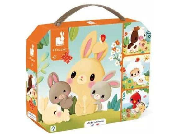 Janod Kartonske puzle Životinje sa farme