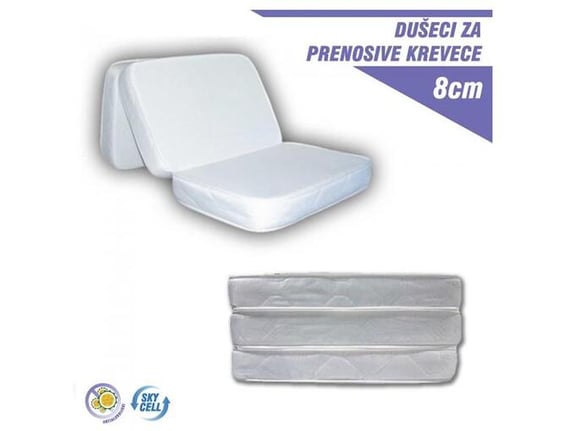 Dušek za prenosivi krevetac