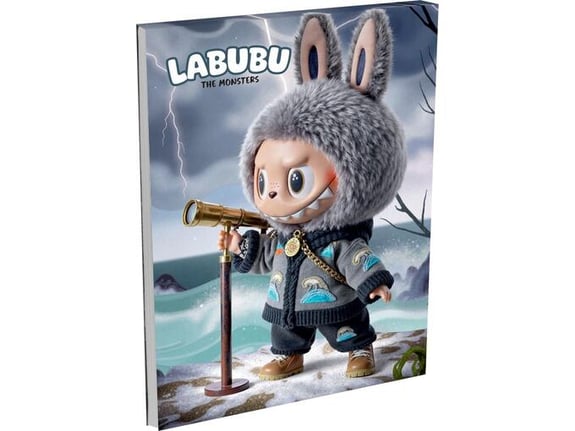 Moja Knjižara Blok za beleške mek povez set od 10 komada Labubu A6/50