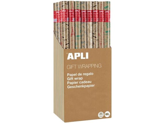 Apli Ukrasni papir Natur sa aplikacijama 2x0.7