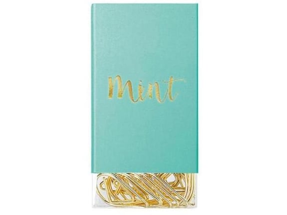 Miquelrius Set od 15 zlatnih spajalica Mint