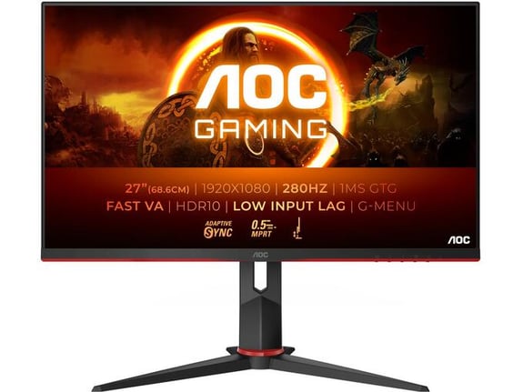 AOC Gaming monitor 27 inča 280Hz 27G2ZN3/BK