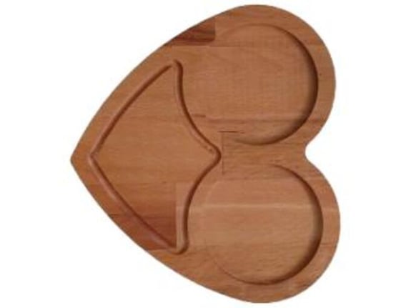 Arborea Srce daska 20x20 cm