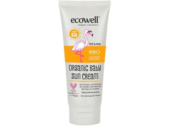Ecowell Organska krema za sunčanje-bebe Spf 50 110gr