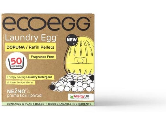 Ecoegg Dopuna za deterdžent i omekšivač bez mirisa 50 pranja