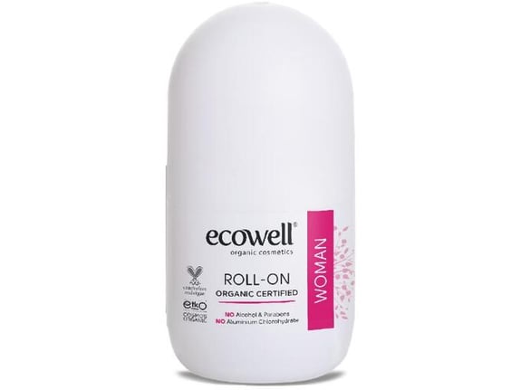Ecowell Organski Roll-On dezodorans za žene