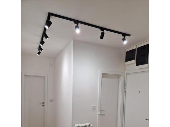 Ugaona šinska rasveta 2m sa 8 topa