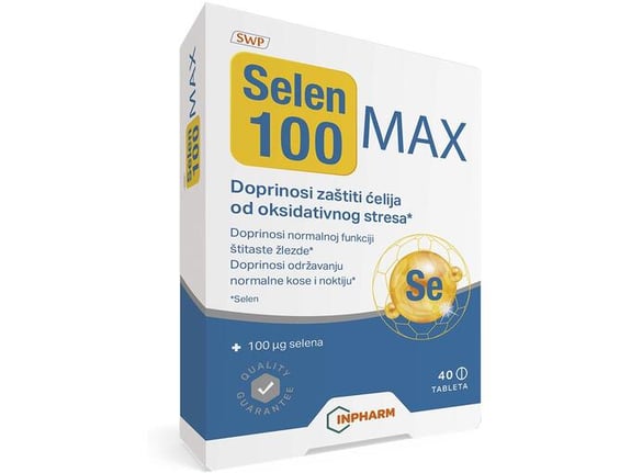 Inpharm Selen 100 Max selen - 40 tableta