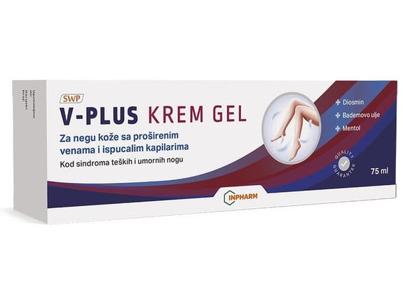 Inpharm V-plus krem gel kod problema sa cirkulacijom 75 ml
