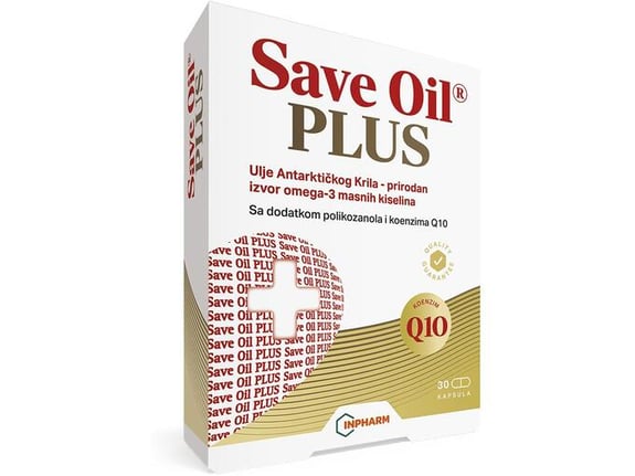 Inpharm Save Oil Plus za normalni lipidni status - 30 kapsula