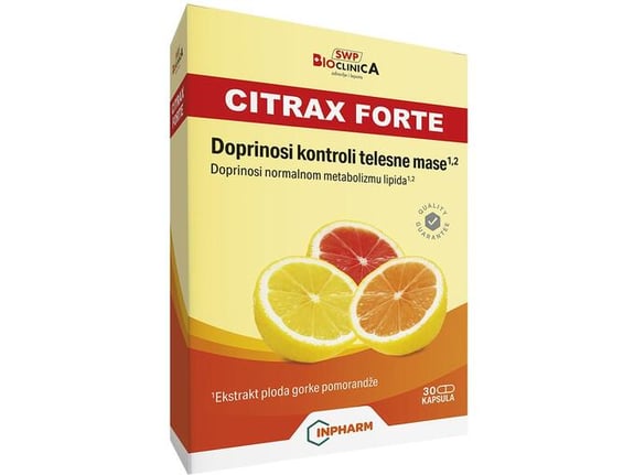 Bioclinica Citrax Forte za mršavljenje - 30 kapsula