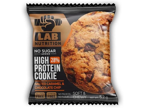 Proteinski biskvit sa komadićima čokolade - BOX - 12kom X 52g - Ukus Slana Karamela