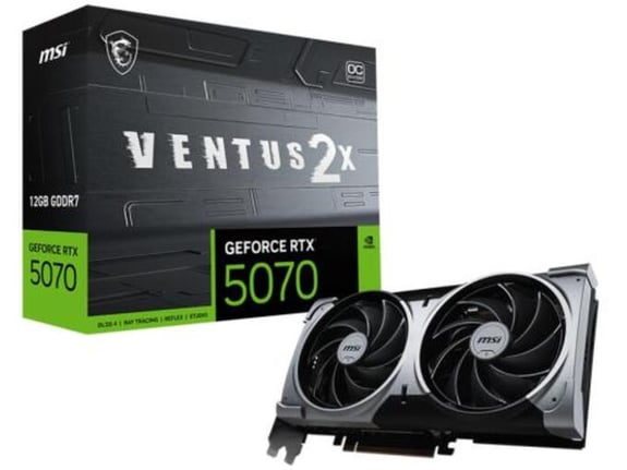 MSI Grafička karta RTX5070 Ventus 2X OC 12GB GDDR7