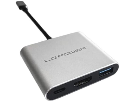 LC Power USB hub LC-HUB-C-MULTI-4-V2 USB-A 3.2/HDMI/USB-C