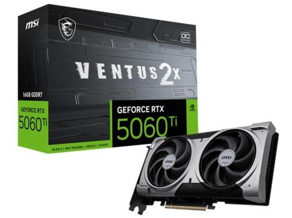 Msi SVGA RTX 5060 Ti Ventus 2X Plus OC 16GB GDDR7 V535-005R