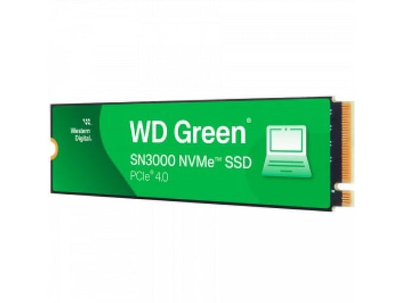 WD Company SSD M.2 NVMe 500GB Green SN3000 Gen4x4 WDS500G4G0E-00CPS0