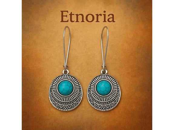 Etnoria Minđuše Solayna Sunčani talisman