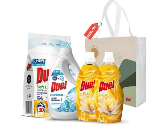 Duel paket za pranje veša i poklon ceger