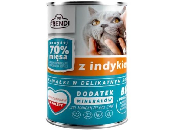 Frendi konzerva za mačke sa ćuretinom 400g x 10kom