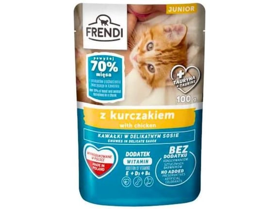 Frendi kesica za mačke junior 100g piletina x 24kom