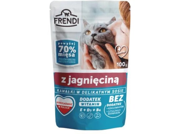 Frendi kesica za mačke sa jagnjetinom 100g