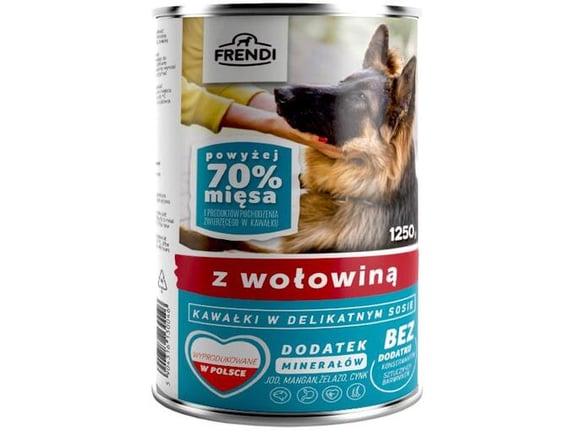 Frendi konzerva za pse govedina 1250g x 8kom