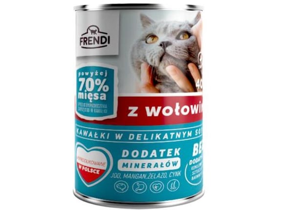 Frendi konzerva za mačke sa govedinom 400g x 10kom