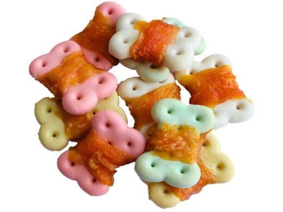 Pet protector snacks poslastica pileći biskvit 350g (42 komada u pakovanju)