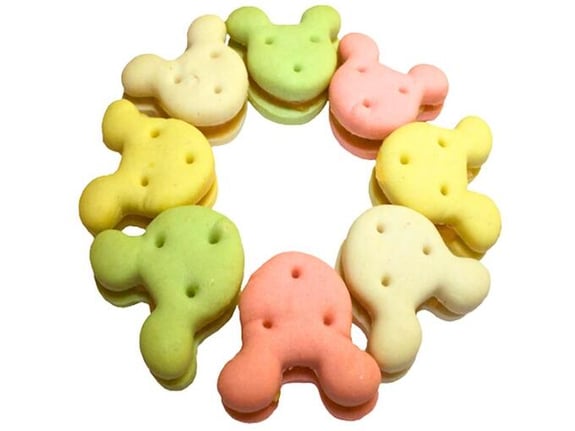 Pet protector snacks poslastica keks u obliku medveda sa piletinom 350g (60 komada u pakovanju)