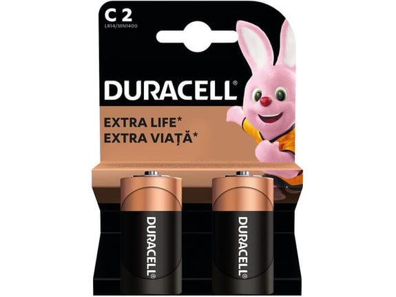 Duracell Baterije Duralock Basic C LR 14/MN1400 2kom