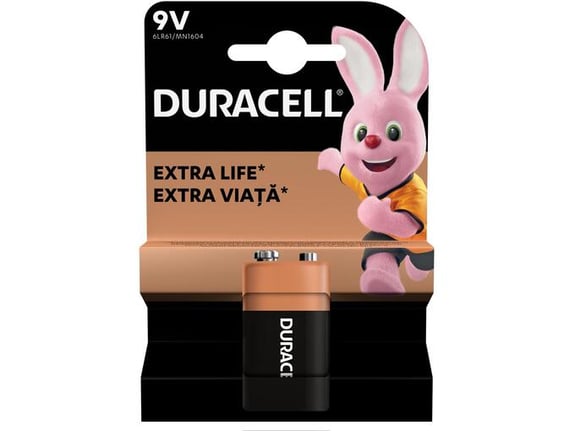 Duracell Baterije Duralock Basic MN1604 9V 1kom