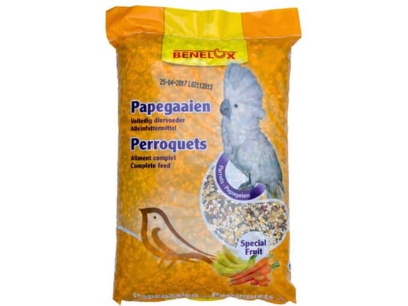 Benelux veliki papagaj sa kandiranim voćem i kikirikijem 15kg