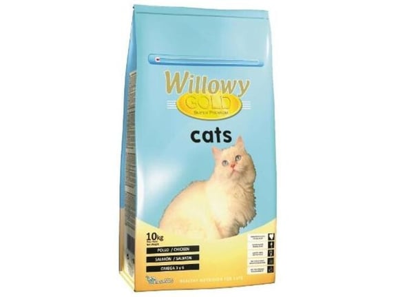 Willowy gold cat 10kg kompletna hrana za odrasle izbirljive mačke