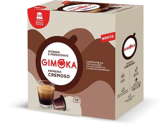 Gimoka Kapsule za kafu Nespresso Cremoso X50
